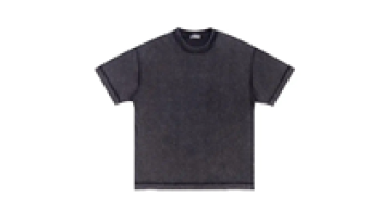 Acid Wash Vintage T shirt Streetwear hip hop washed heavy cotton t shirts with logo  drop shoulder oversized1