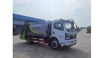 New Arrival Dongfeng 4X2 8cbm 150HP High-Density Compaction Refuse Truck1
