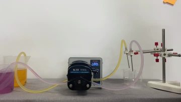 BT300M double peristaltic pump head to change speed transmission.mp4