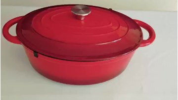 7QT enamel cast iron casserole pot1