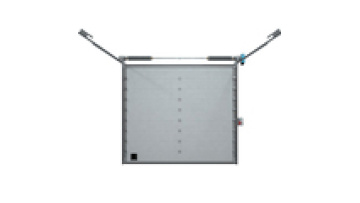 Modern Painted Steel Sectional Garage Doors Overhead Insulated Exterior Door1
