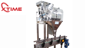 Multi-head weighing bottle filling packing machine capping line for food granule type fill machinery1
