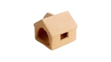 Ceramic Wooden Look Fish Tank Cave - Shrimp Spawn Shelter for Aquarium Breeding1