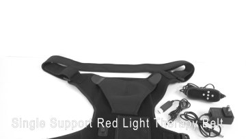 Single Shoulder Support 660nm 850nm Red Infrared Massage Function Light Therapy Belt for Pain Relief1