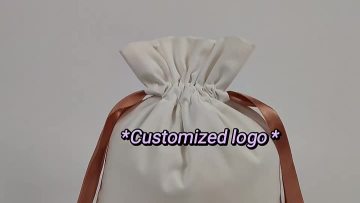  Cotton-canvas Drawstring Bags