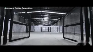 Sliding Gate Iron Gate Automatic Gate Metal Door Swing Gate Garden Fence Gate for Villa/Garden/Playground/Farm1