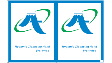 Customized single sheet four sided sealed wet wipes