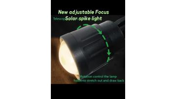 Adjustable Focus Solar Spike Light