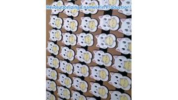 visual dispensing machine for cat badge