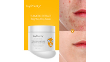 JoyPretty Organic Turmeric Clay Mask - Moisturizing, Firming, Deep Cleansing & Exfoliating Facial Mask1