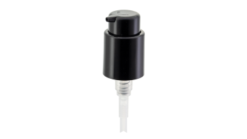 24/410 Glossy Black Left-Right Lock Lotion Pump