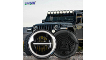 marked E9 Dot Breathing Hole Ip68 Mutil Color High Low Beam 12v 24v 75w 35w Offroad Daymaker 7 Inch Led Headlight For Jeep1