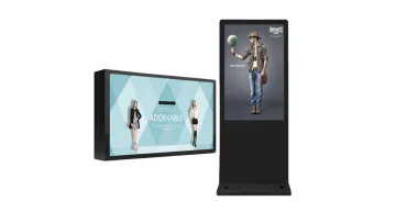 Restaurants Menu Board Digital Signage Outdoor Standing Waterproof Kiosk Touch Order Screen LCD Display Advertising LCD Display Advertising Kiosk Digital Signag1