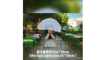 FK Feather Wholesale Cheap White Feather Fans For Dancing1