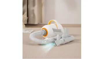 Dog Grooming Vacuum & Blow Dryer - 16000PA Hair Suction, Dog Clipper, High Velocity Dog Blower with Heater, 8 Pet Grooming Vacuum Kit1