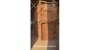 Raw material of light carbonised bamboo decking