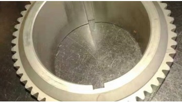 customized wheel gear model with 80mm Hub/ casting steel wheel gear1