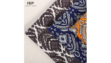 New product printed cloth viscose rayon fabric for women dresses1