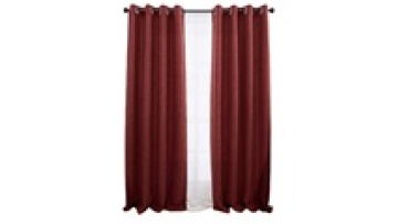 Rancho Factory Direct Supply Cheap Hotel Ready Made Linen Looks Curtain High Shading Plain Coloured Blackout Curtain For Living1