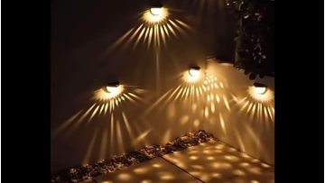 led solar wall light