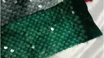 2020 High Quality Multi-color Velvet Sequined  Large Size Jacket Sequined Fabric1