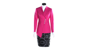 Factory Directly Provide high quality woman suit fabrics wool business casual office woman suit1