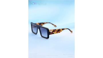 Vintage Square Acetate Unisex Sunglasses 24A8098