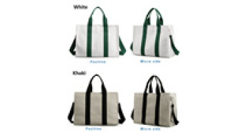 Canvas Laptop Tote Messenger Bag - Unisex Business Briefcase1