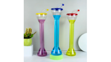 Creative PET PlasticDisposable Dumbbell Design Cup for Drinks and Gifts1
