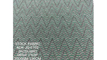 Wholesale European Market material  98%Polyester 2%Spandex Stretch Knit Jacquard stock Fabric For garment1