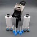 50ml Glue Gun 1:1 Two Component AB Glue Manual Caulking Gun Dispenser with 50ml Empty Dual-Barrel Cartridge 1:1 Mixing Nozzle