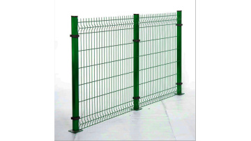 curved welded mesh fence