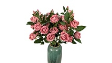 High-Quality Artificial Rose Bouquet with Velvet Petals1