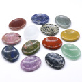 Yellow Jade Thumb Worry Stone Anxiety Healing Crystal Therapy Relief
