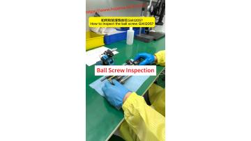 Mini ball screw inspection