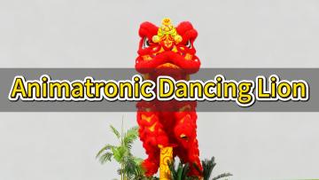 Animatronic Lion Dancing