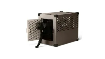 Folding Metal Collapsible Airline Approved Dog Kennel Crate for Large Pets1