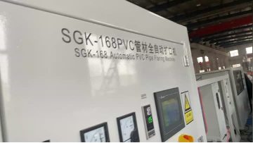 168mm  PVC U socket belling machine