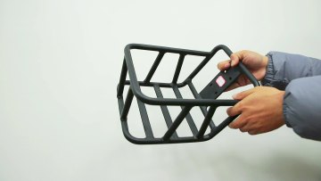 BB003 Bicycle Basket With Cover Removable Bike Handlebar Front Basket Bicycle Rack Hanging Basket Cycling Cargo Carrier1