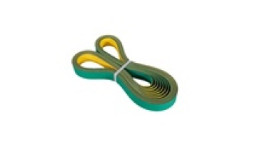Professional Custom Transmission Machine Parts Yellow and Green Nylon Chip Baseband Flat Belt1