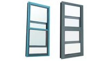 Energy Efficient Aluminum Double Pane Hung Sliding Window for Offices1
