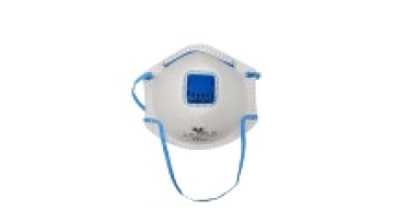 Customized Logo CE Industrial disposable anti-dust mask FFP2 cup white dust mask with exhalation valve1