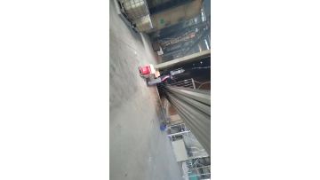 Galvanized street lamp pole