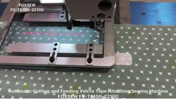 Automatic Feeding Velcro Attaching Sewing Machine