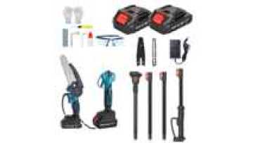 Best Price Outdoor Electric Telescopic Battery Long Reach Pole Scissors Chainsaw Long Link bar Combination1
