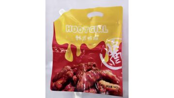 Korean Fried Chicken Sauce Stand-up Spout Pouch with Handle
