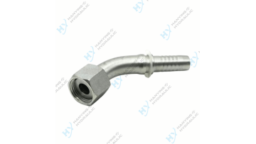 45 Degree Metric Female Flat Seat