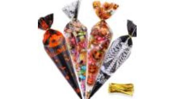 Custom Printed Halloween Cellophane Bakery Bags1