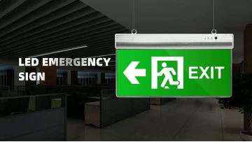 Manufacturing process of emergency exit lights