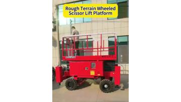 rough terrain self propelled scissor lift